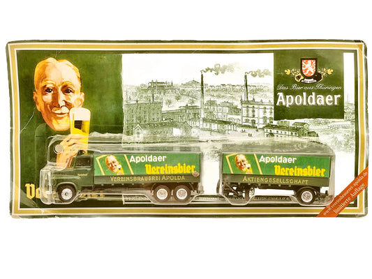Man Oldtimer Z Przyczepą Plandekową Grell 1:87 Blister Apoldaer Vereinsbier