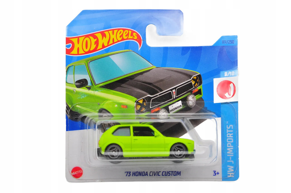 '73 Honda Civic Custom Hot Wheels 2023 Zielony 1:64