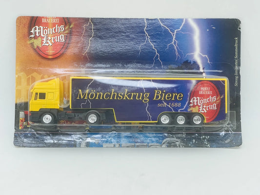 Man Grell 1:87 Żółty Blister Reklama Mönchskrug Privatbrauerei Mönchskrug