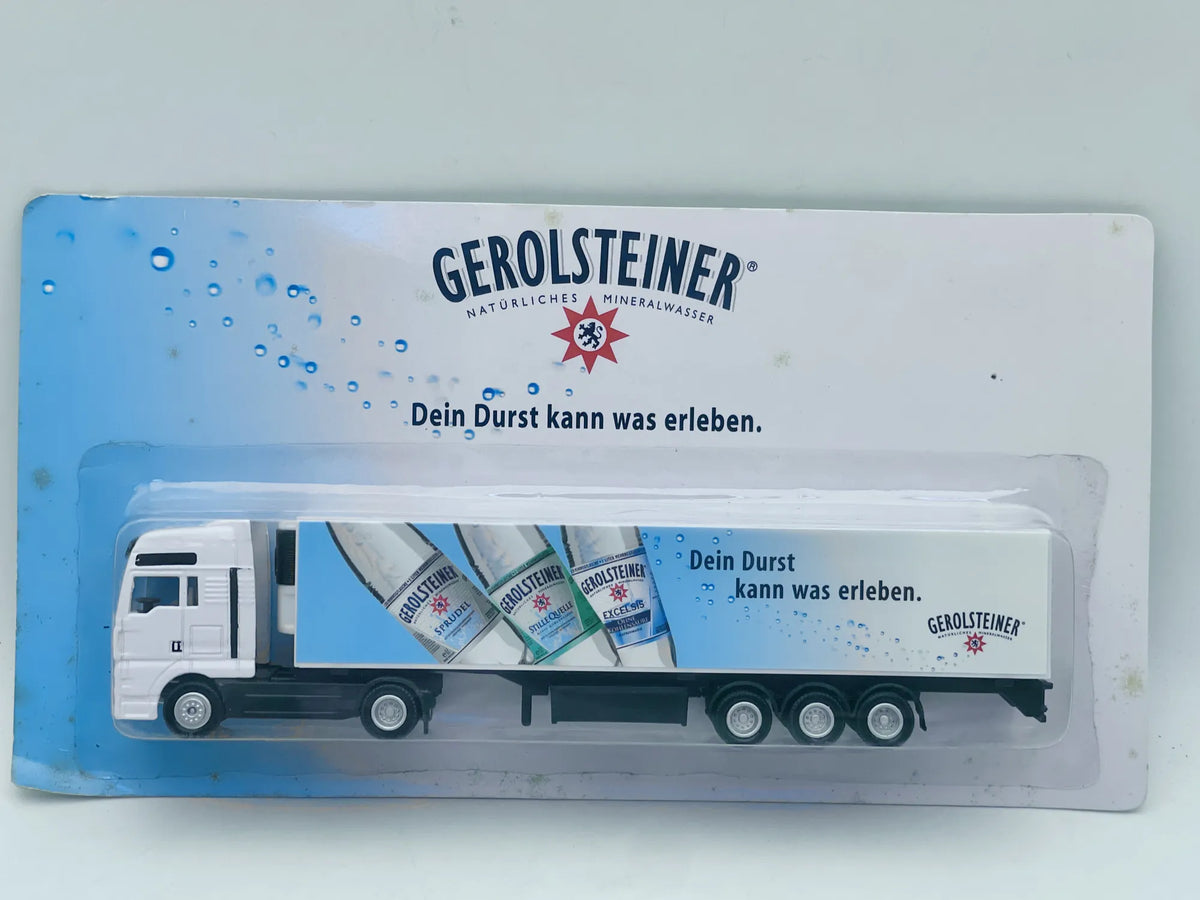 MAN TRUCK Grell 1:87 Biały Reklama Dein Durst kann was erleben Gerolsteiner