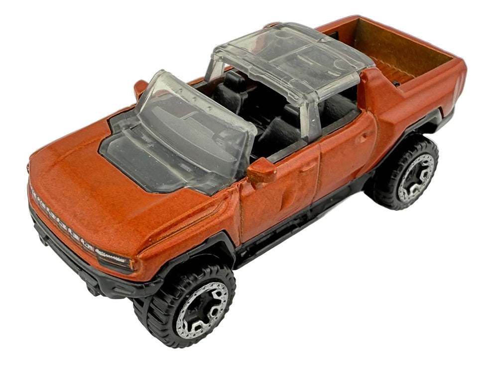 GMC HUMMER EV, Hot Wheels 2021, Die cast HCT03, Pomarańczowy 1:64, Resoraki