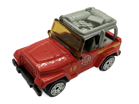 Jeep Cj-7 Straż pożarna Realtoy Czerwony 1:57