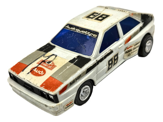 AUDI QUATTRO, RACING #88, Laoky, Die cast NO.3197, Biały, 1:21, Resoraki