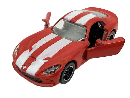 Dodge Viper 2015, Majorette, Die cast, Resoraki, Czerwony, 1:64