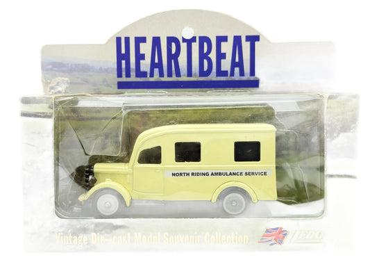 North Riding Ambulance Service Heartbeat Lledo Żółty Made in England