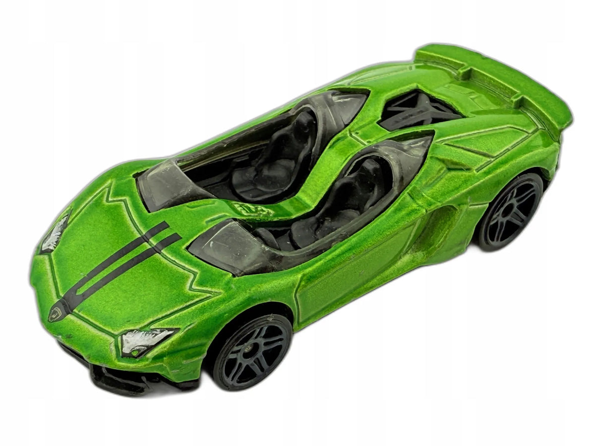 Lamborghini Aventador J Hot Wheels 2013 Zielony 1:64