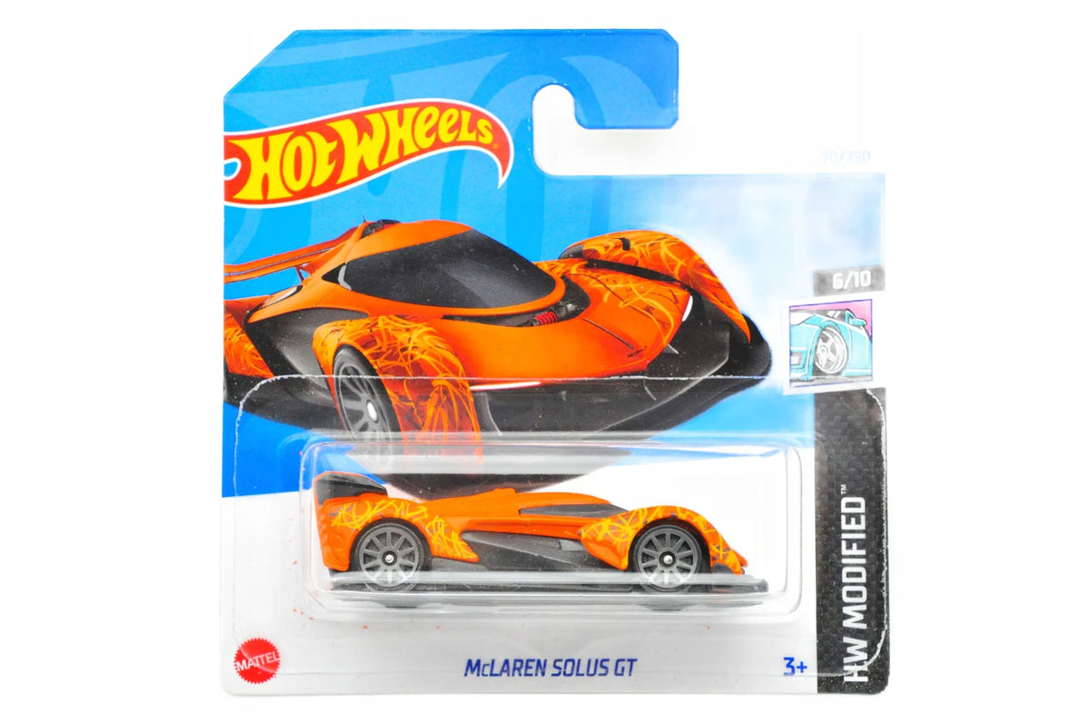 MCLAREN SOLUS GT, Hot Wheels 2024, Resoraki, Die cast 5785, Pomarańcz. 1:64