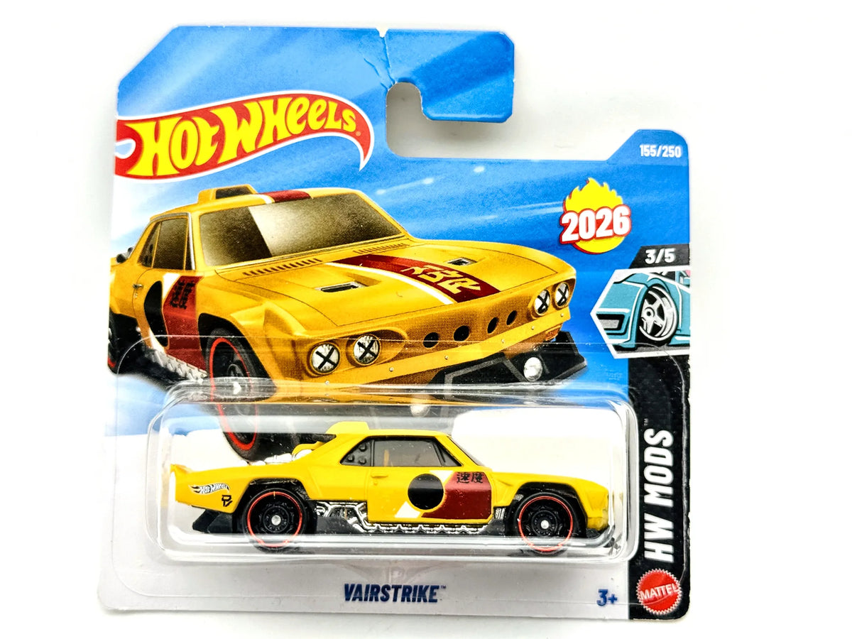 Vanstrine Hot Wheels 2026 HW MODS 1:64 Blister Żółty