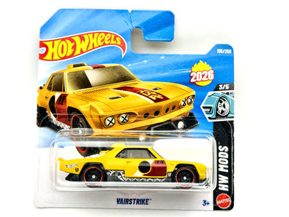 Vanstrine Hot Wheels 2026 HW MODS 1:64 Blister Żółty