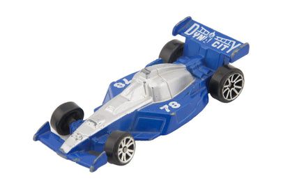 Formuła Wyścigowa Motor Max Niebiesko-Srebrna 1:64