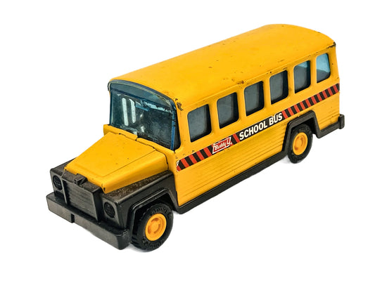 Autobus Vintage School Bus Buddy L '80 Żółty 1:43 Made in Japan Blaszak