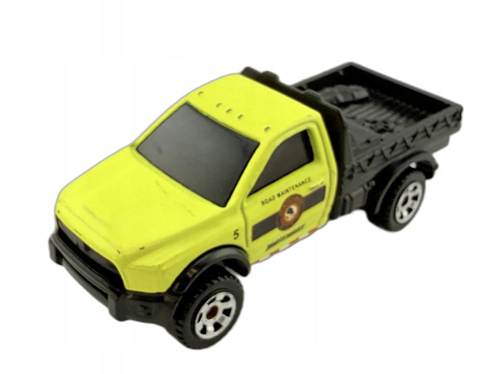 Ram Flatbed Mainline Matchbox 2018 Żółty 1:64