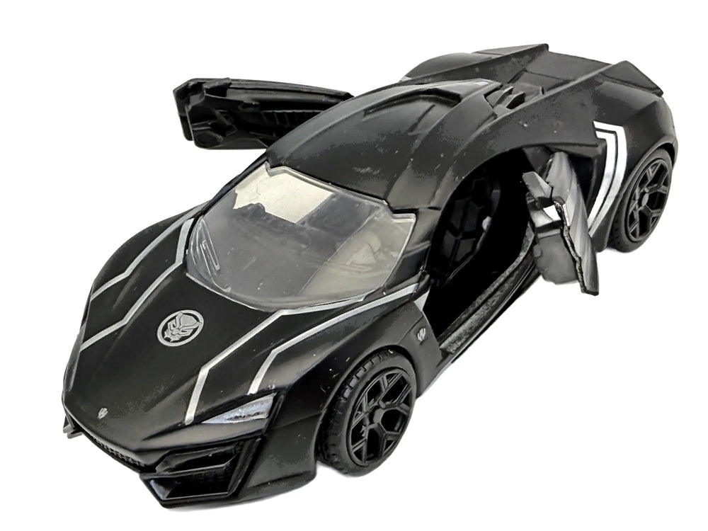 LYKAN HYPERSPORT MARVEL AVENGERS, Jada Toys, Die cast, Czarny 1:32 Resoraki