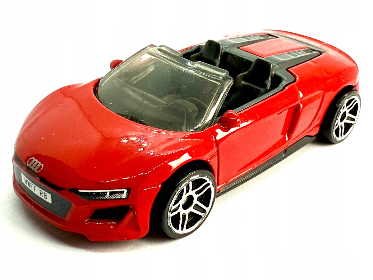 2019 Audi R8 Spyder Hot Wheels 2019 Czerwony 1:64