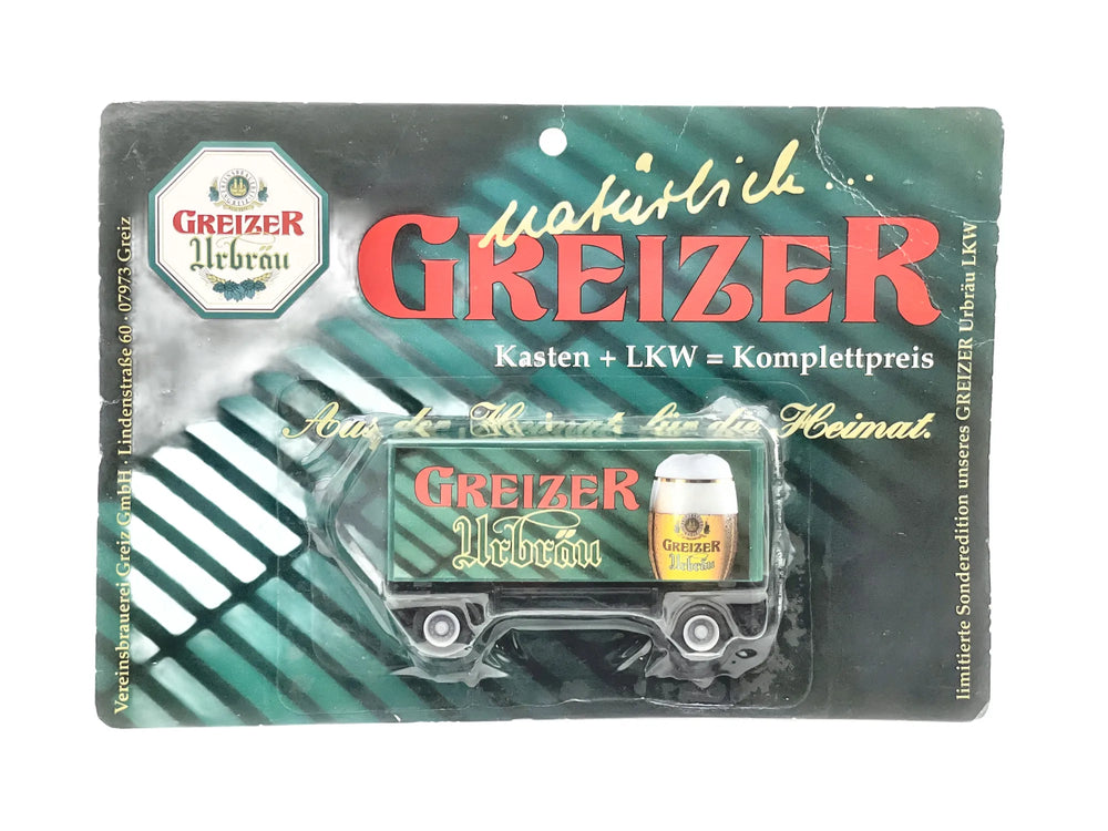 Przyczepa Dystrybucyjna DGD 1:87 GREIZER Blister Zielony Promocyjny
