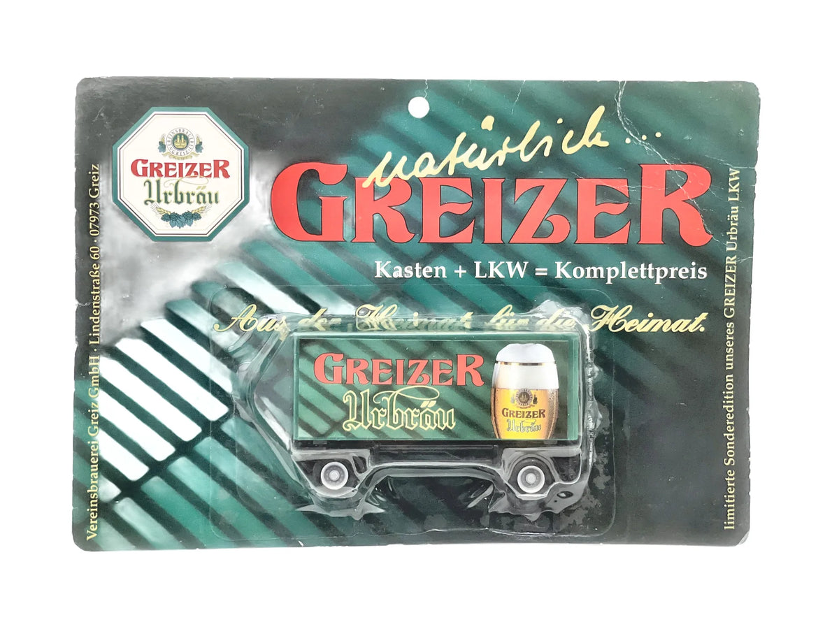 Przyczepa Dystrybucyjna DGD 1:87 GREIZER Blister Zielony Promocyjny