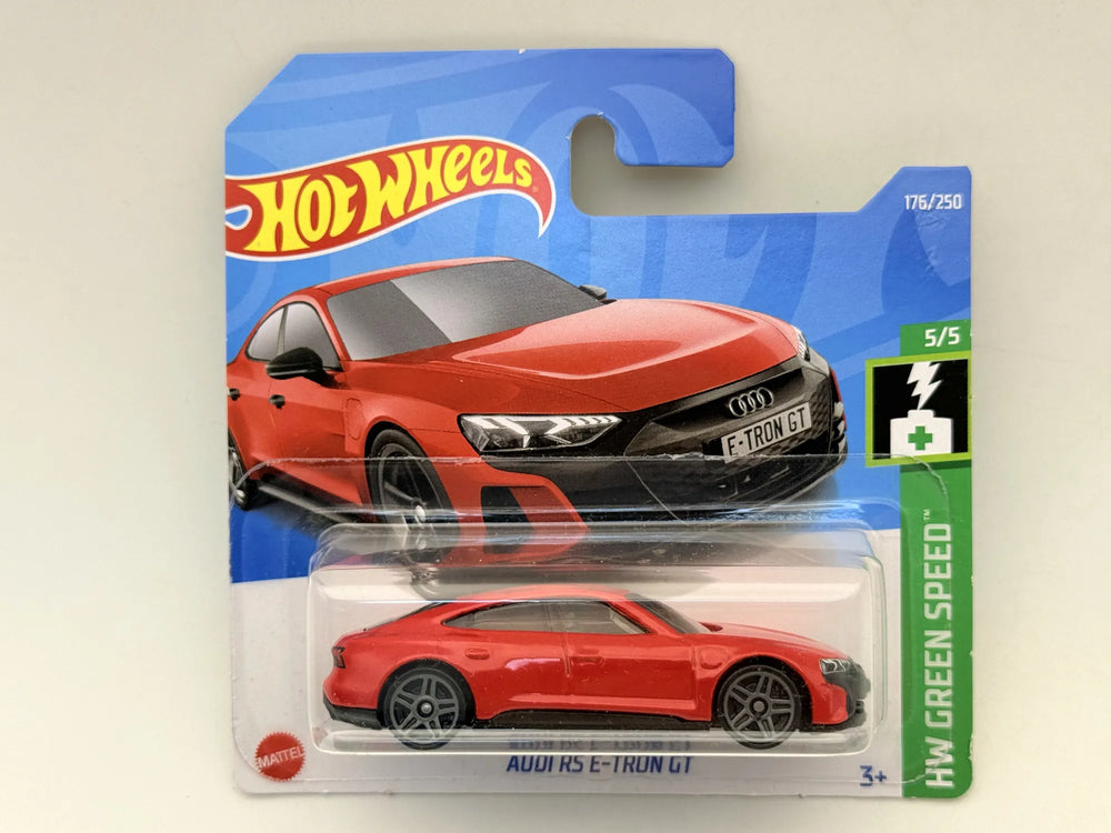 AUDI RS E-TRON GT HW Green Speed Hot Wheels 2022 Czerwony 1:64
