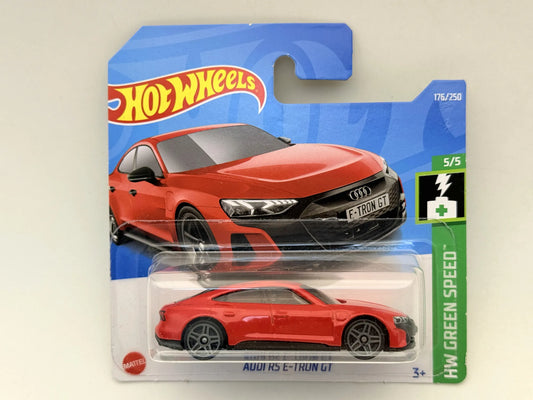 AUDI RS E-TRON GT HW Green Speed Hot Wheels 2022 Czerwony 1:64