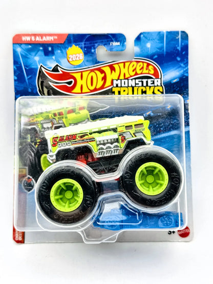 5 Alarm Hot Wheels 2026 1:64 Monster Truck Blister Zielony Straż pożarna