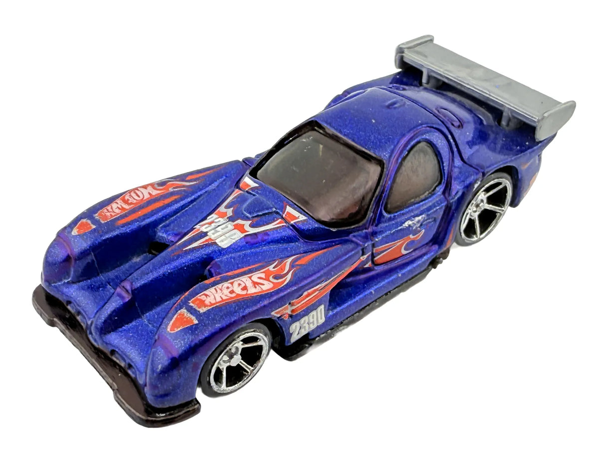 PANOZ GTR-1, Hot Wheels 1997, Die cast 449, Niebieski, 1:64, Resoraki