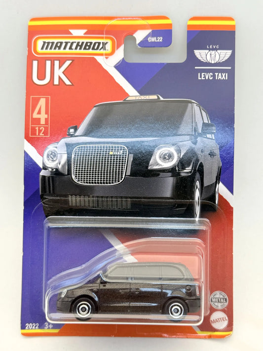 LEVC TX TAXI Best of UK Matchbox 2022 Czarny 1:64 London Taxi