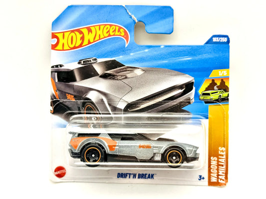 Drift'n Break Hot Wheels 2025 Wagons Familiales 1:64 Blister Szary