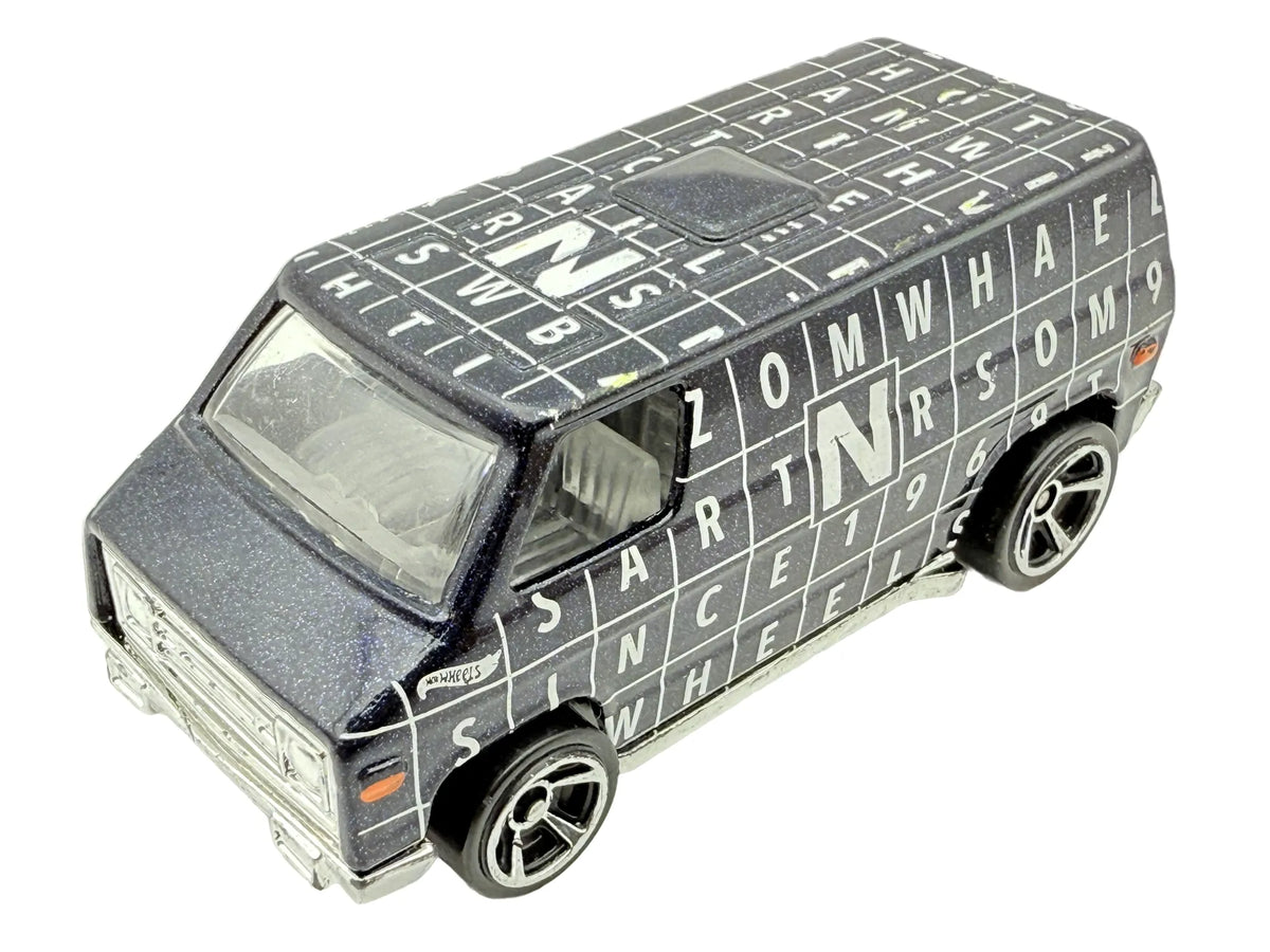 1974 VAN HW Art Cars, Hot Wheels, Die cast R7611, Ciemnoszary 1:64 Resoraki