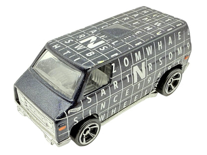 1974 VAN HW Art Cars, Hot Wheels, Die cast R7611, Ciemnoszary 1:64 Resoraki