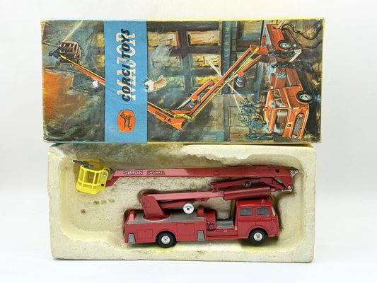 SIMON SNORKEL FIRE ENGINE Straż pożarna Corgi 1964 1:34 Made in Gt Britain