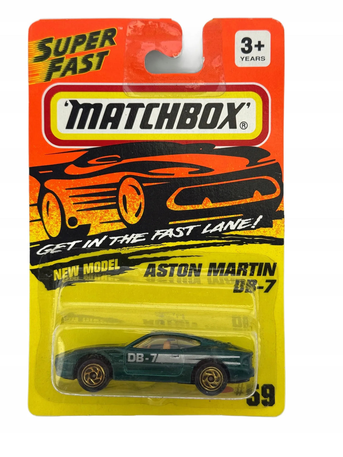 DB-7, Aston Martin, Resoraki, Die cast 59, Zielony, 1:64