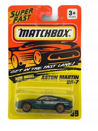 DB-7, Aston Martin, Resoraki, Die cast 59, Zielony, 1:64