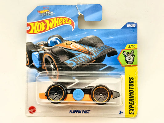 Flippin Fast Hot Wheels 2025 Experimotors 1:64 Blister Czarny