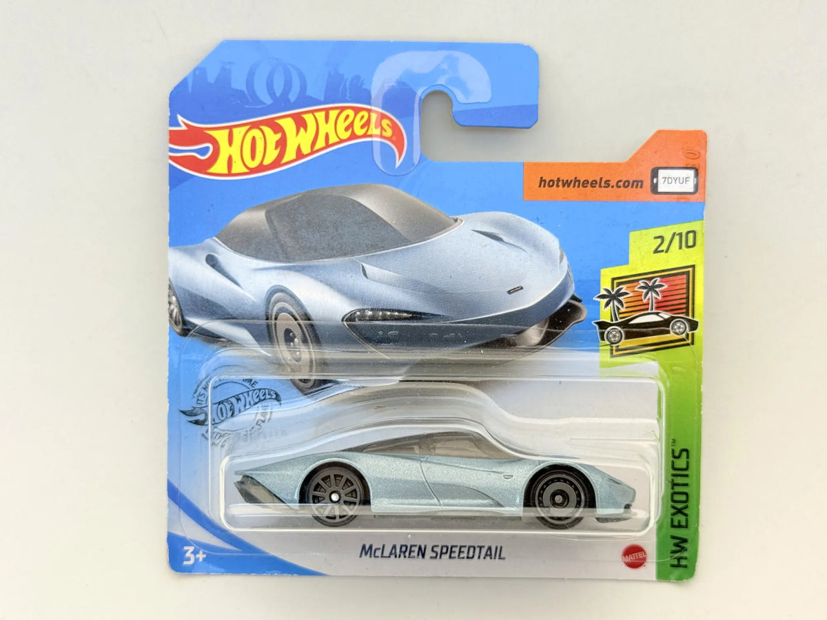 MCLAREN SPEEDTAIL HW EXOTICS Hot Wheels 2020 Błękitny 1:64