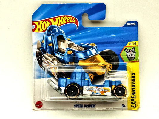 Speed Driver Hot Wheels 2025 Experimotors 1:64 Blister Niebieski
