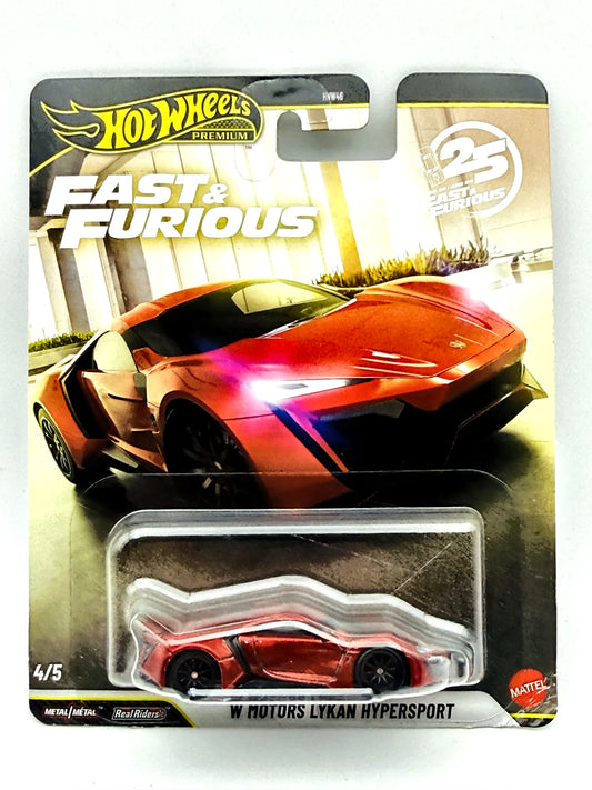 W Motors Lykan Hypersport Hot Wheels 2026 Fast & Furious 1:64 Blister