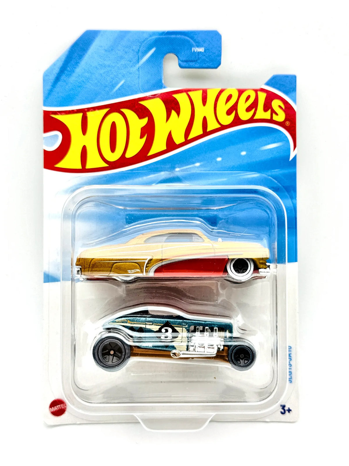 2 Pack Hot Wheels 2025 1:64 3 Blister Złoty