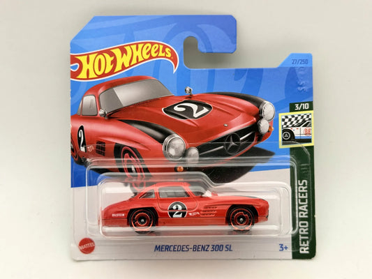 MERCEDES-BENZ 300 SL Retro Racers Hot Wheels 2023 Czerwony 1:64
