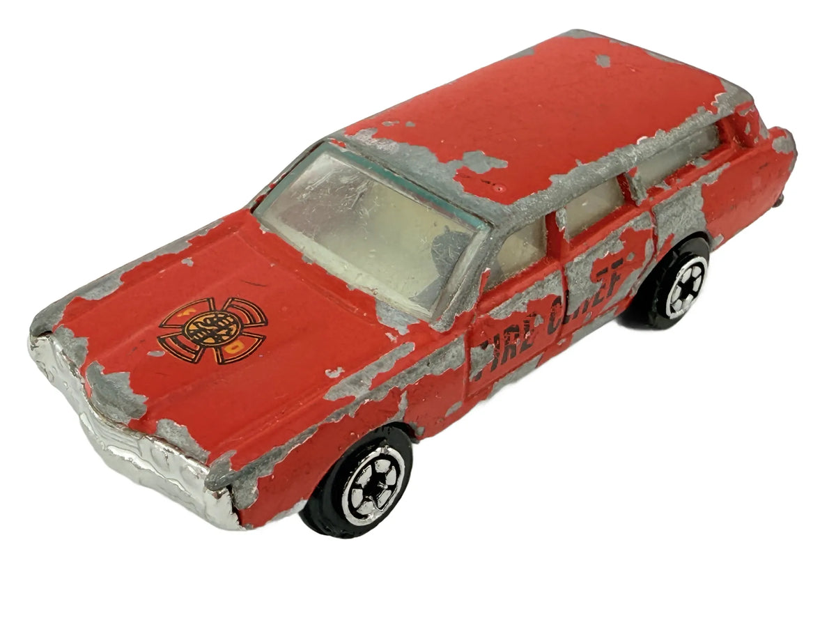 Amerykańskie Kombi Z Lat 70. Straż pożarna Zylmex Czerwony 1:74
