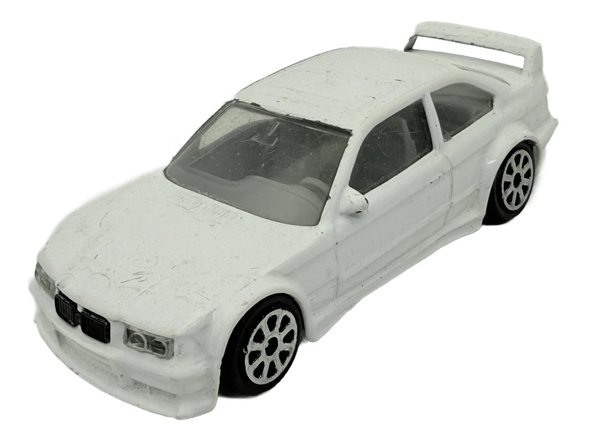 BMW M3, Bburago, Resoraki, die cast, 1:43, BIAŁY