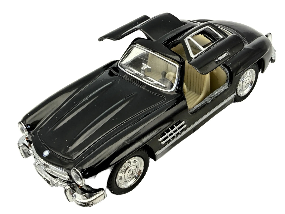 1954 MERCEDES-BENZ 300SL, Kinsmart, Die cast KT5346, Czarny, 1:33, Resoraki