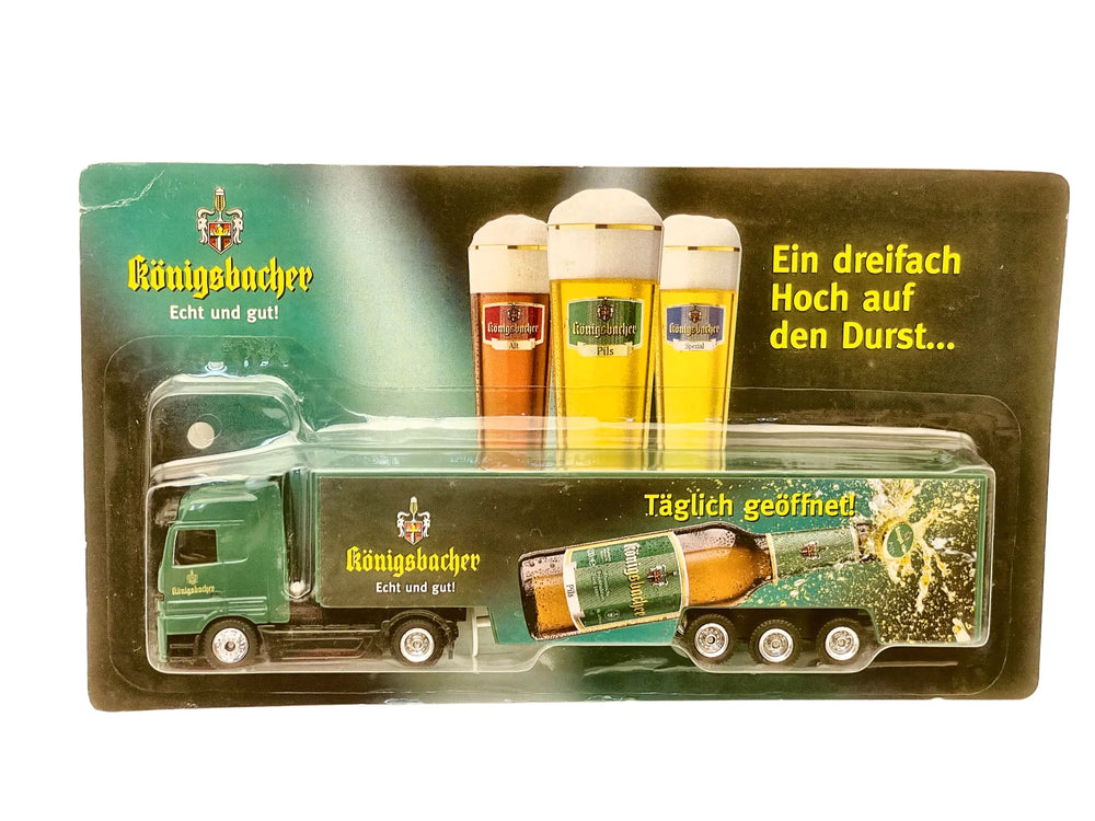 Mercedes-Benz Actros Grell 1:87 königsbacher Blister Zielony Promocyjny