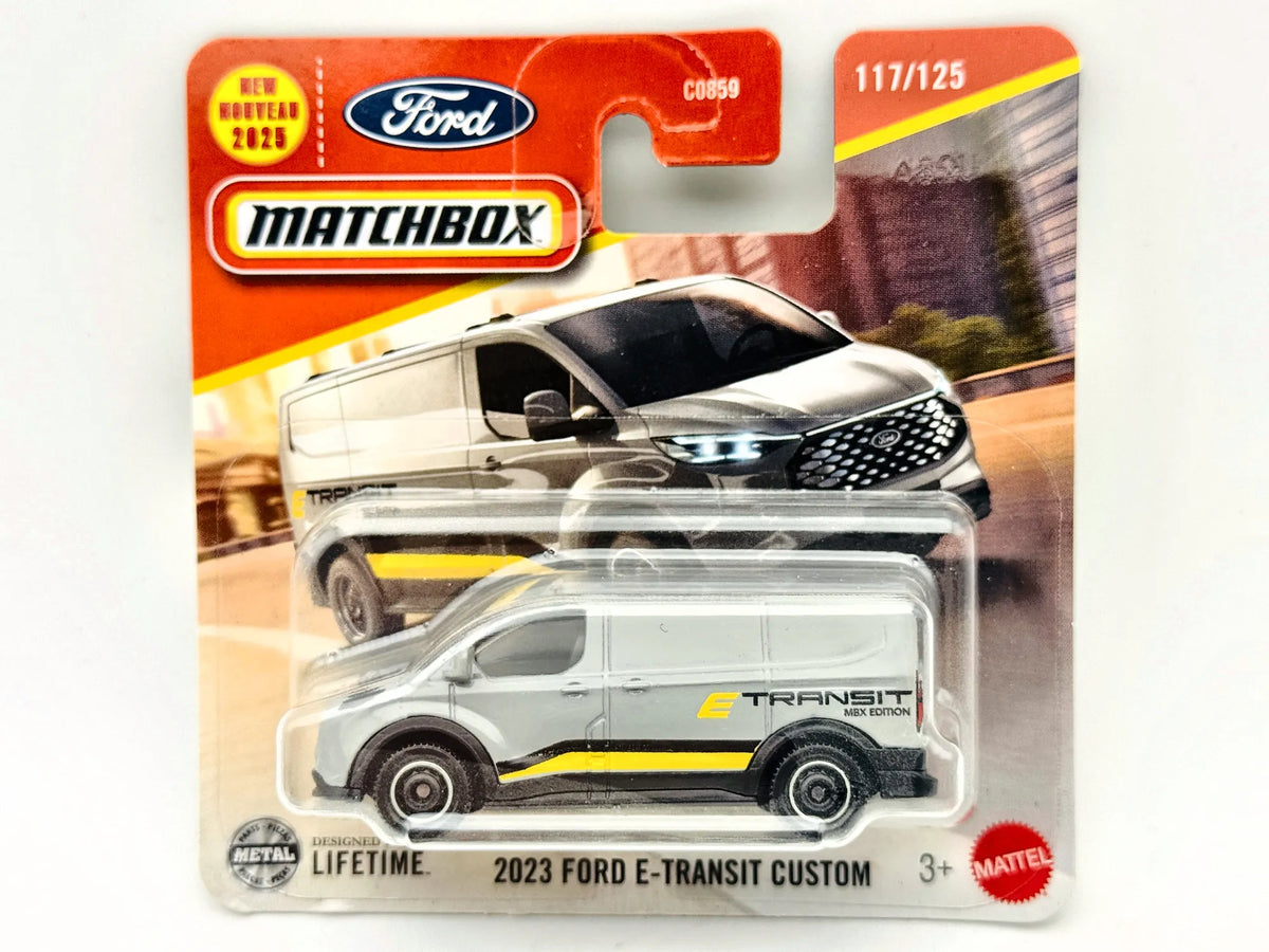 Ford E-Transit Custom Hot Wheels 2025 Mainline 1:64 Furgonetka Blister