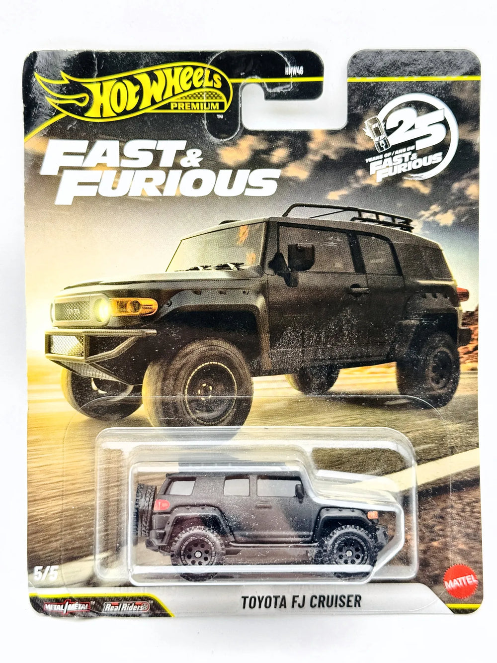 Toyota FJ Cruiser Hot Wheels Fast & Furious 1:64 Blister Szary