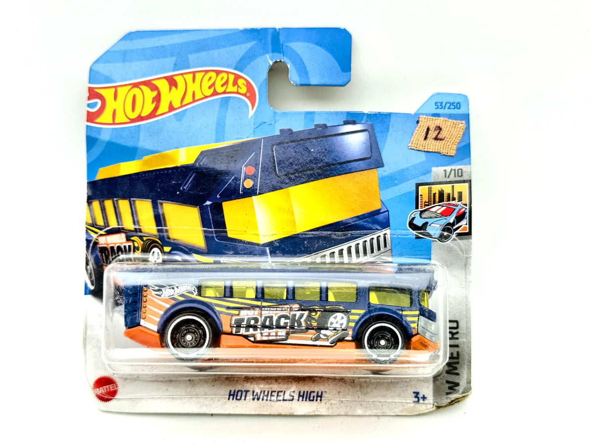 Hot Wheels High Hot Wheels 2023 HW Metro 1:64 Track Team Blister Niebieski