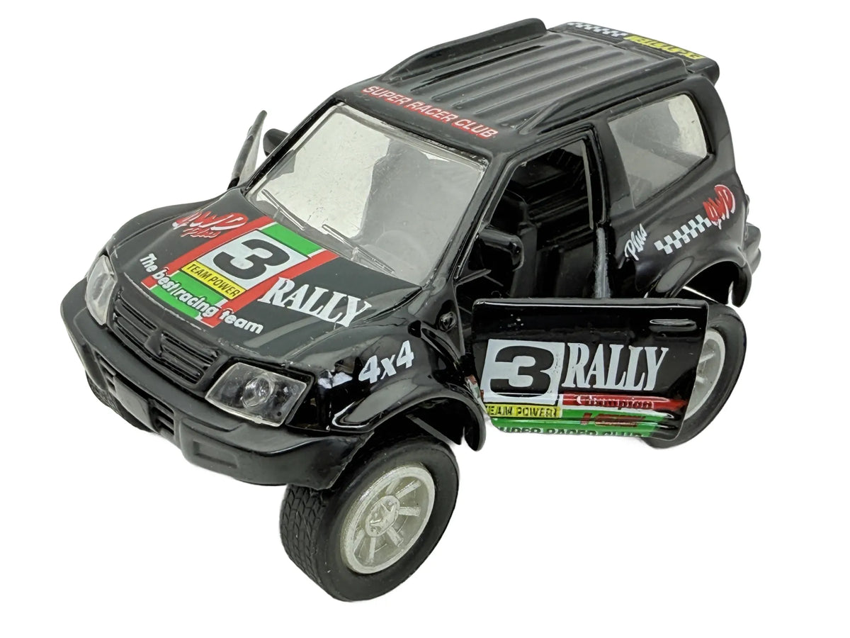 Jak Mitsubishi Pajero Rally 4X4 Czarny 1:43