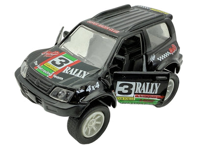Jak Mitsubishi Pajero Rally 4X4 Czarny 1:43