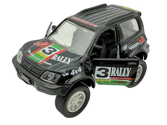 Jak Mitsubishi Pajero Rally 4X4 Czarny 1:43