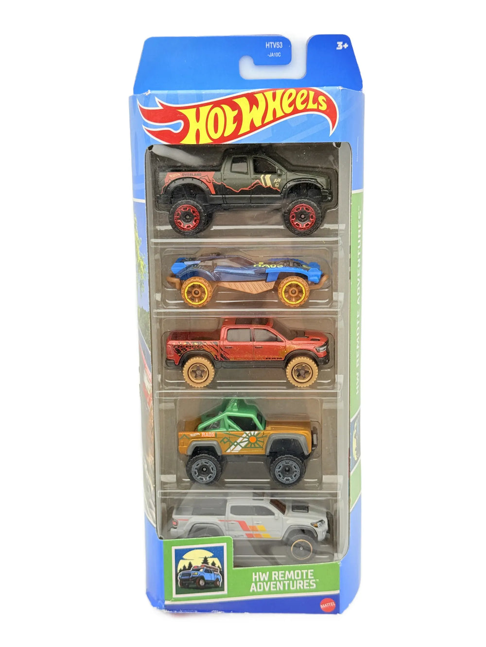 2020 Ram 1500 Rebel Hot Wheels 2023 Czerwony 1:64 5 Pack