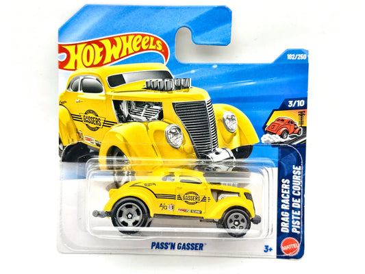 Pass'n Gasser Hot Wheels 2025 HW Drift 1:64 Gasser BASSERS Blister Żółty