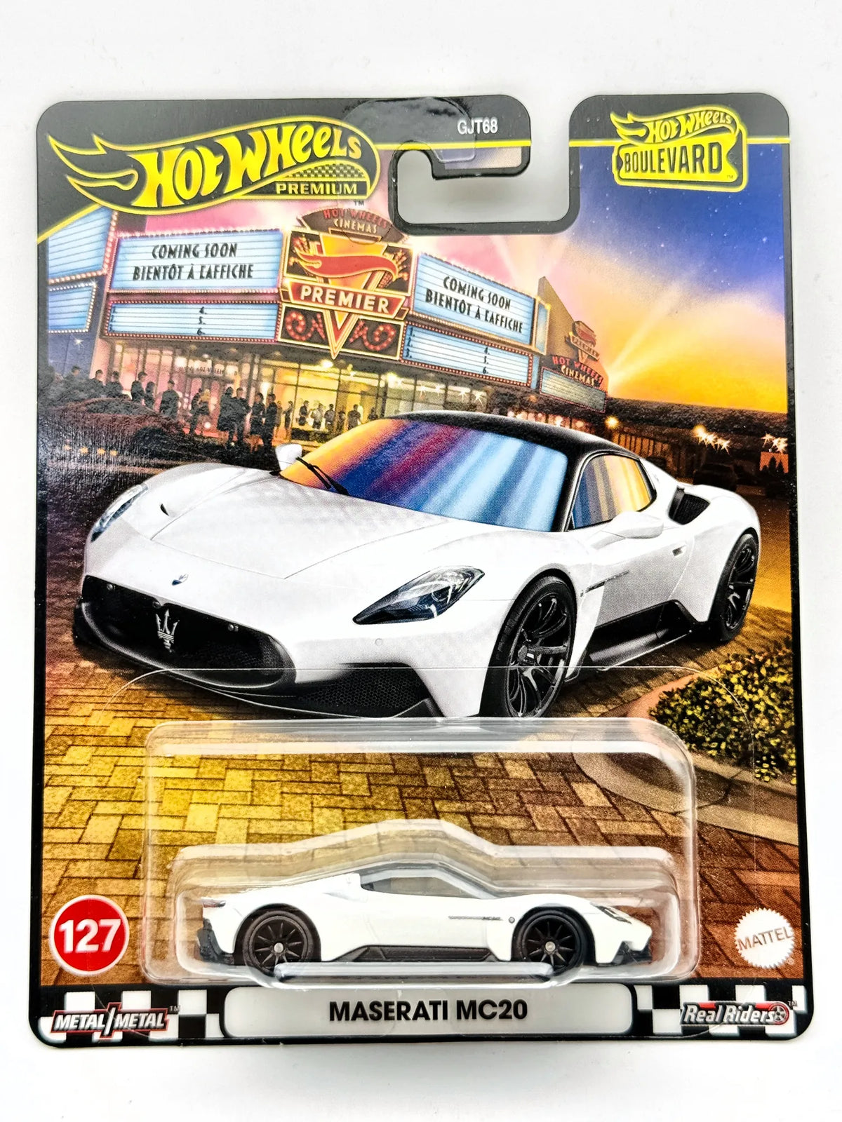 Maserati MC20 Hot Wheels 2025 Boulevard 1:64 Blister Biały
